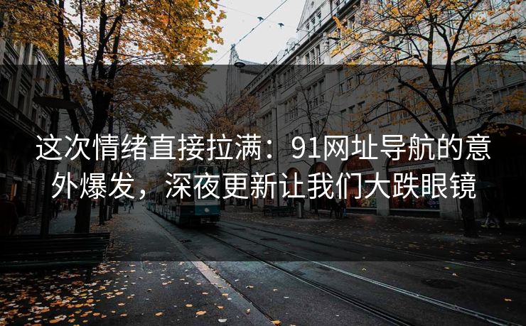 这次情绪直接拉满：91网址导航的意外爆发，深夜更新让我们大跌眼镜